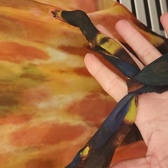 ABI Ferrin Poncho Top sz Small Multi colored - Picture 5 of 6